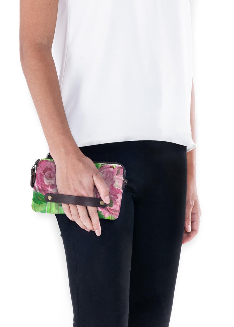 Cascading Roses Clutch