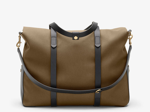 Mega Tote - khaki/black