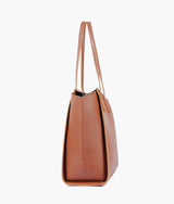 Brown classic tote bag