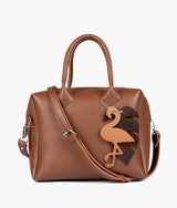 Horse brown mini bowling bag